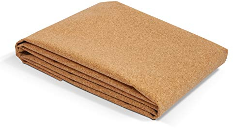 Reise Yogamatte aus Kork -faltbar- inkl. Yogatasche. Vegan, schadstofffrei und antiallergen. Yogamatte aus Kork. 1mm Mattenstärke