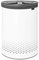 Brabantia - Cubo de ropa selector - Dos compartimentos de clasificación - Bolsa de ropa portátil en el interior - Apertura de caída rápida - Orificios de ventilación - Espacio eficiente - Blanco - 55L