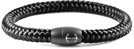 Galeara Nau Bracelet en corde de voile tressée avec fermeture magnétique