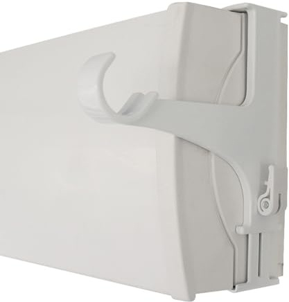 Lot de 2 Supports - Sans Perçage sans Adhésifs -pour Tringle à Rideaux ø20-28mm -fixation tension sur Coffre de Volet Roulant Hauteur 14-24 cm colori Blanc - Qualité Française - pour Tringle à Rideaux
