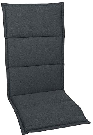 OUTLIV. Klappsesselauflage, 123x50x3 cm, Polyester, Anthrazit | Polyester, gepolstert für Komfort, 123x50x3 cm, Anthrazit, für Garten und Terrasse