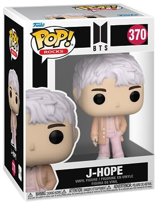 Funko POP! Rocks: BTS - J-Hope | Offizieller Fanartikel und Merch - Vinyl Sammelfigur als Regal Deko - Geschenkidee zum Geburtstag für Fans und Sammler
