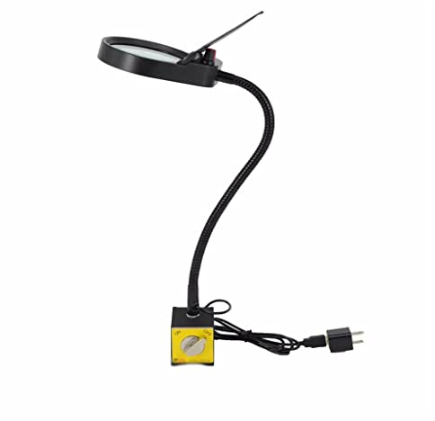 Lupa Industrial con Base magnética para luz de Trabajo de reparación de inspección electrónica (Color: B, tamaño: Talla única) (Talla única B)