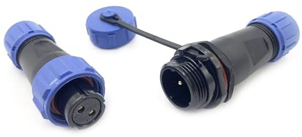Spina di collegamento per aeronautica SP13 2 poli, spina femmina e maschio femmina cavo connettore IP68 2 pin Aviation maschio per lampade esterne 250 V 10 A