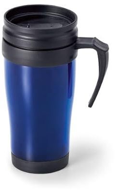 Kabalo Blue Thermal Travel Mug Cup Hot Warm Insulated Drinks Flask Outdoor Coffee Tea Lid