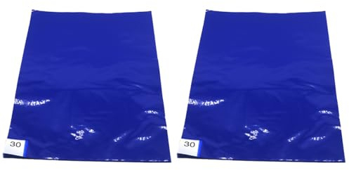Healvian 2 alfombrillas adhesivas para habitaciones limpias, azulejos, alfombrilla adhesiva, alfombrilla de entrada, alfombrilla de cama, desechable, alfombrilla médica, alfombrilla para puerta de