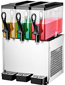 GLJTUO 5–12 ℃ Kaltgetränkeautomat, 20/30/40 L, Kommerzieller Kaltgetränkeautomat, Kaltgetränkeautomat Mit Zapfhahn, Automatischer Kühlspender, Eistee-Getränkeautomat (30 L)
