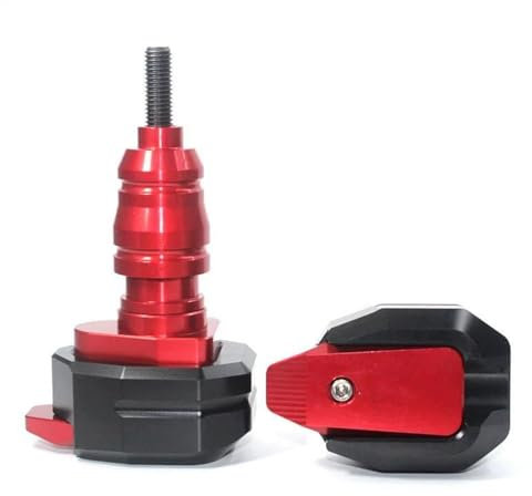 Frame Sliders Sturzschutz Für GSX-S 750 Für GSX-S 1000 Für GSX-S750 Für GSX-S1000 Für GSXS Absturzsicherung Rahmen Slider Verkleidungsschutz Anti Crash Pad Protector Sturzpads Motorrad(Rot)