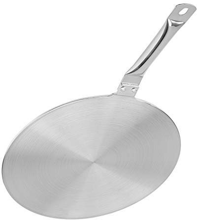 aqxreight Convertisseur de Diffuseur de Chaleur en Acier Inoxydable, Cuisinière à Induction à Gaz, Fourniture Domestique (24cm)