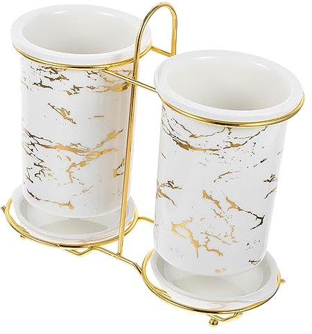 CIYODO Behälter Für Essstäbchen Gabeln Und Löffel Aus Keramik Modernes Design Für Küche Und Schreibtisch Platzsparend Und Praktisch