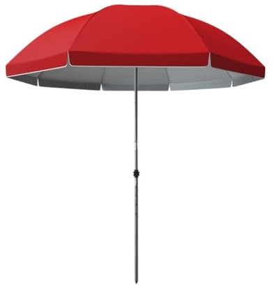 MCLIUJIA Parasol De Jardin Exterieur Parasol De Patio, Parasol De Table De Marché en Plein Air pour Jardin Et Pelouse sans Base Parasol De Plage(Rot)