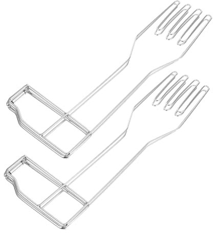 CONGARTENO 2pcs Kitchen Gloves Drying Rack Dish Glove Holder Folding Space-Saving Oven Mitts Heat Resistant