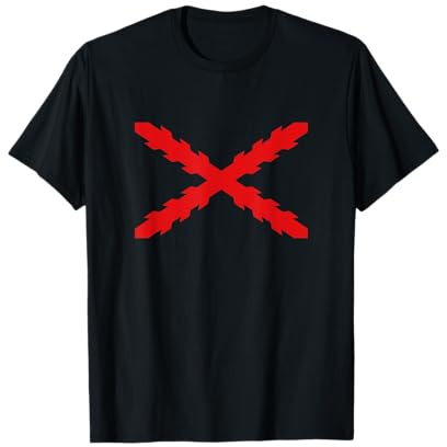 Cruz de Borgoña de San Andrés Historia de la heráldica de Borgoña Camiseta