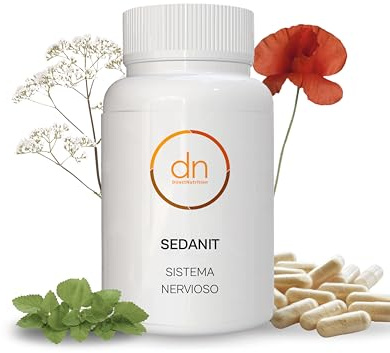 SEDANIT – Suplemento Natural con Valeriana, Melisa y Lúpulo | Apoyo para el Sueño y Relajación | 60 Cápsulas Vegetales