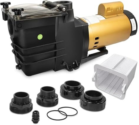 Pompe de piscine 1,5, spa à haut débit au-dessus du sol 2 NPT à vitesse variable, raccord 230 V inclus