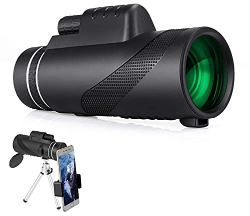 HD-Hochleistungsteleskop 40X60 mit schwachem Licht, Zoom, optisches Zielfernrohr für die Nachtjagd, großes Sichtteleskop für die Vogelbeobachtung im Freien für Erwachsene