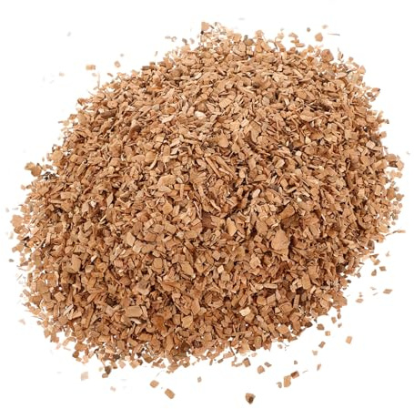 MOTHNUR Natural Applewood Bbq Wood Chunks Coarse Cut Smoking Chips for Gas Grills Smoker Boxes Indoor Use Portable Cocktail Meat Flavor Enhancer for Poultry Beef Pork Lamb Cheese