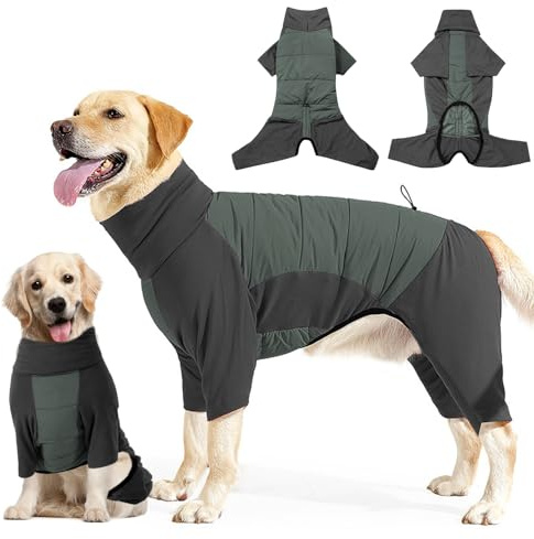 Cappotto Cane Invernale, Cappotto in pile per cani con gambe, Capp-otto caldo per ca-ni, Caldo Capp-otti e Giubbotti per Cane, Giacca invernale calda per cane, per campeggio all'aperto (XL)