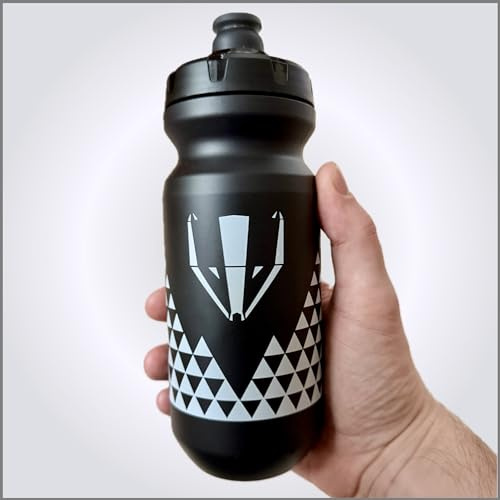 DACHS Water Bottle - 610 ml Soft Touch Squeeze Bottle | BPA-Free Dishwasher Safe Silicone Push Lock Mouthpiece for Road Bike, Gravel & MTB | Bicycle Water Bottle