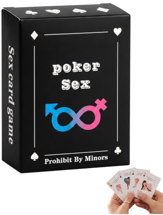 BTACGWP Juego de Cartas Eróticas para Parejas, 1 Pack con Niveles de Intensidad y Prompts Íntimos, Rompe la Rutina Diaria y Reafirma la Confianza Mutua en la Cama