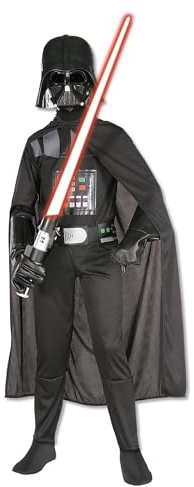 Rubie's Official Disney Star Wars klassisk Darth Vader-kostym, barnstorlek S, ålder 3–4 år, storlek 104 cm halloween