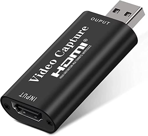 DIGITNOW Carte d'enregistrement vidéo HDMI vers USB 2.0, Pratique Compact Game Capture Card Grabber pour Les transmissions en Direct, Les salles de conférence, Les enregistrements vidéo