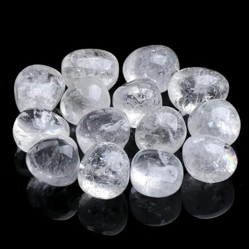 XIANNVXI Bergkristall Kristalle Edelsteine Groß Trommelsteine Kristall Steine Natürliche Stein (100G)