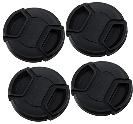 SUPVOX 4pcs Camera Lens Cover Lens Protector Snap Covers Suitable for Outdoor Photography Travel and Everyday Use
