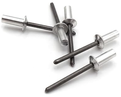 nieten M4,8x8/9/10/11/12/13/14/15/16/18mm Aluminium Stahl Blindniete Geschlossene Niete Wasserdichte Niete Rundkopf Versiegelte Hohlnieten (Color : 4.8x15mm, Size : 10 Pcs)