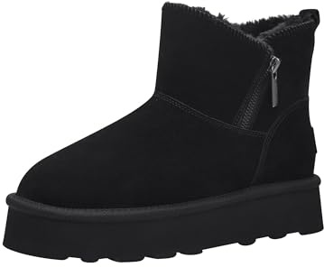 s.Oliver Damen Winterstiefel ohne Absatz aus Leder Gefüttert