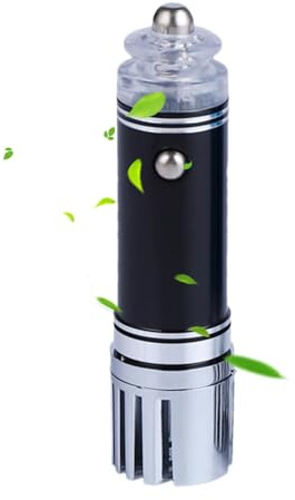 Deodorante per auto, ionizzatore purificatore d'aria per auto, Eliminatore di odori ionizzatore d'aria portatile, per auto, accendisigari alimentato per polvere, polline, fumo, cattivi odori