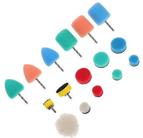 SOLUSTRE 16stücke Polierpads Auto Schleifpads Polierpad Bohnerpads Für Polieren Und Finishingsystem Kompatibel Mit Elektrischen Oder Pneumatischen Poliermaschinen