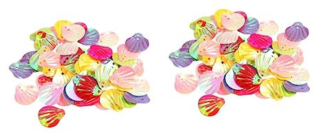 SHINEOFI 2 Stück 30 Glitzer Pailletten weihnachtsglitzer konfetti DIY Pailletten Konfetti-en basteln weihnachtliche -Streusel en-en en