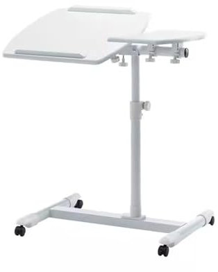 Cenz-888 Kleiner Stehtisch Mobiler Kleiner Nachttisch, drehbar, Kleiner und Verstellbarer Computertisch, Arbeitstisch, Sofatisch, Beistelltisch Tragbarer Home-Office-Arbeitsplatz