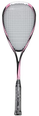 Squashschläger, Racquetballschläger mit Trainingsball-Griffgurt und Schlägertasche, Leichtes Carbon-Anfänger-Trainings-Squashschläger-Set für die Schule Im Gym (PINK)