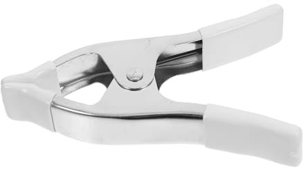 ANDRESLAD Spring Clamp Heavy Duty Nickel Plated with PVC Protective Cover for Photography and Woodworking
