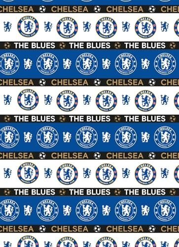 Chelsea FC Geschenkpapier, Fußballrolle, 3 m