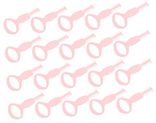 SHERCHPRY Wimpern Mascara Schutzschild aus Pp 20 Stück Leicht zu Reinigen Tragbar für Make Up und Wimpernverlängerung Zufällige Farbe