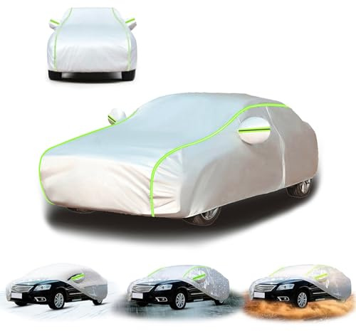 Lona Coche para Cupra Ateca,Cubre Coche Exterior Impermeable y Antipolvo,Protección Solar y UV,Se Puede Utilizar en Exteriores e Interiores