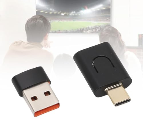 Ticfox Adaptador de Audio USB C APTX 5.4 Bluetooth, USB Transmisor de Sonido, Función Manos Libres, Adaptador de Música para PC, Portátil, Tableta, Auriculares, Plug and Play Wireless Dongle