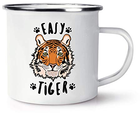 Easy Tiger Retro Esmalte Taza