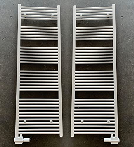MC Heat Premium Badheizkörper 600x1600 mm - Handtuchwärmer mit flexiblem Anschluss Links/Rechts - Moderne Badheizung mit Mittelanschluss