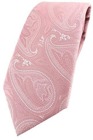 TigerTie Designer Krawatte in paisley muster - Krawatte Klassischer Schnitt