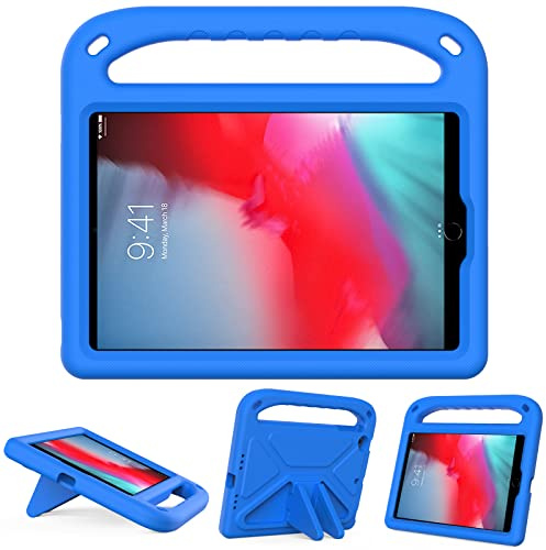 GOZOPO Kinder Hülle Kompatibel mit iPad mini 5/4 / 3/2 / 1, Hülle mit Standfunktion Stoßfest Leicht Schutzhülle (Blau) | Leichte, stoßfeste Schutzhülle für iPad Mini 1/2/3/4/5, 7,9 Zoll (20,1 cm)