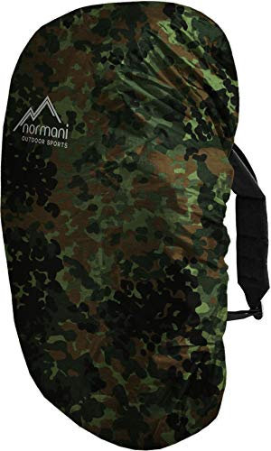 normani wasserdichter Regenueberzug Raincover Regenhülle für Backpacks Rucksack Farbe Fleck-Tarn Größe 60-70 Liter