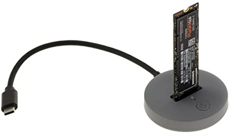 Kalea-INFORMATIQUE USB-Dock für M2-SSDs vom Typ NVMe oder SATA. 10GB Verbindung Typ USB3.2 Gen2 mit C-Stecker. | USB 3.2 Gen2 10Gbps Dock unterstützt M.2 NVMe SSD und SATA mit USB Type-C Anschluss.