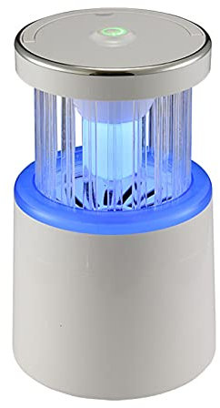 Répulsif Contre Les moustiques, Ampoule Anti-moustiques Rechargeable Piège à Mouches électrique intérieur Lampe Anti-moustiques pour Chambres, Salons, Bureaux,Bleu