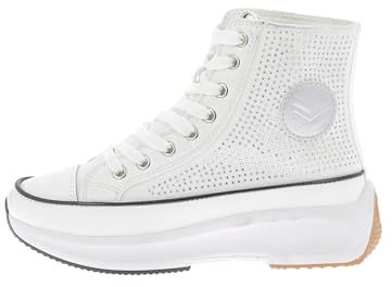 Kaporal Christa, Scarpe da Ginnastica Donna, Bianco Strass, 38 EU
