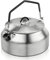 Flintronic Wasserkessel, 1L Edelstahl Camping Wasserkocher, Tragbare Campingkessel, Teekessel, Tee-Kaffeekanne für Kochen im Freien, Picknick, Wandern, Camping Zubehör
