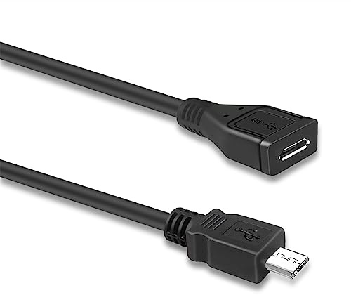 Domasvmd Micro USB Male To Female Cable Full Pin Connected Micro USB Extension Cord Extending Charging Cord Charging Only Male To Female Extension Cable